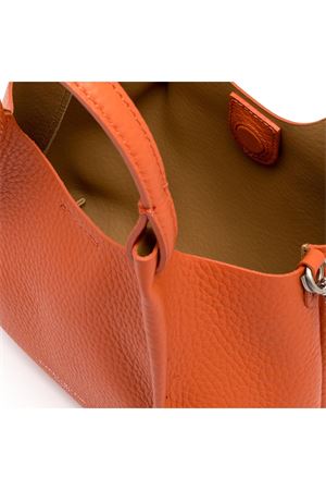 Orange grain leather maxi Dua bag GIANNI CHIARINI | BS9719RNGDBL13858